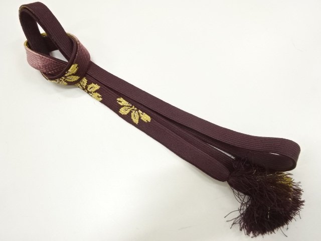 JAPANESE KIMONO / HAND-TIED OBIJIME CORD